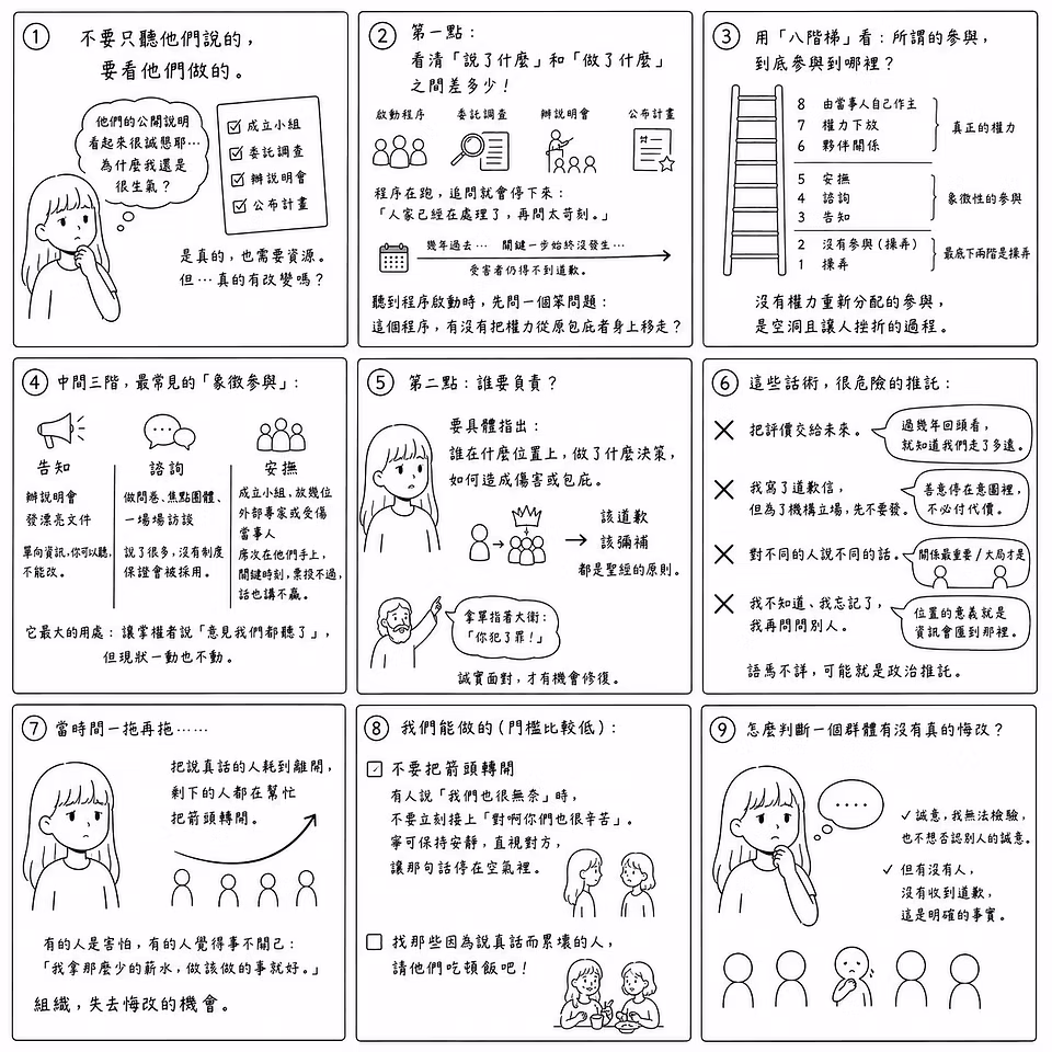 不在教會的日子/神學少女文章插圖:反思教會出事後的參與、責任與修復
